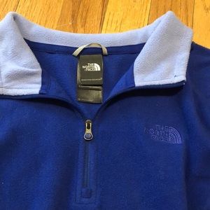 Blue North Face Pullover